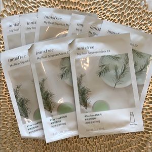 9 INNISFREE TEA TREE SHEET MASKS